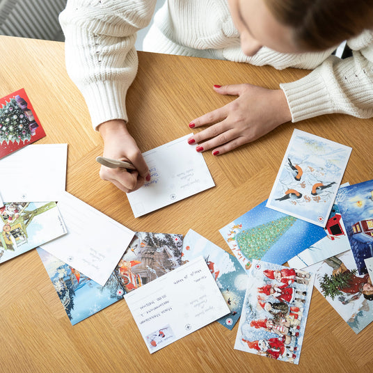 1-osaiset joulukortit