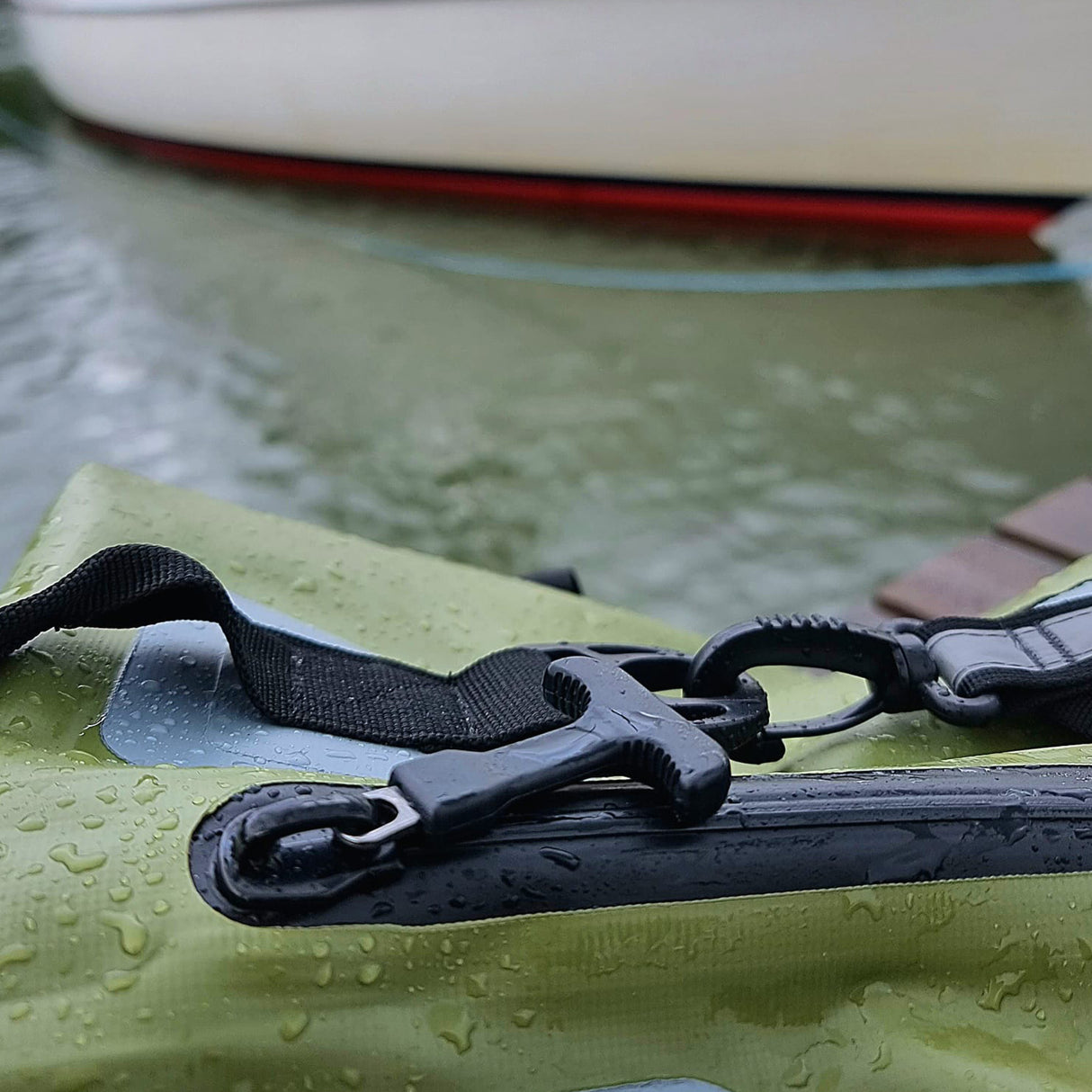 Vedenpitävä kassi Atom Duffle 60 L vihreä-harmaa