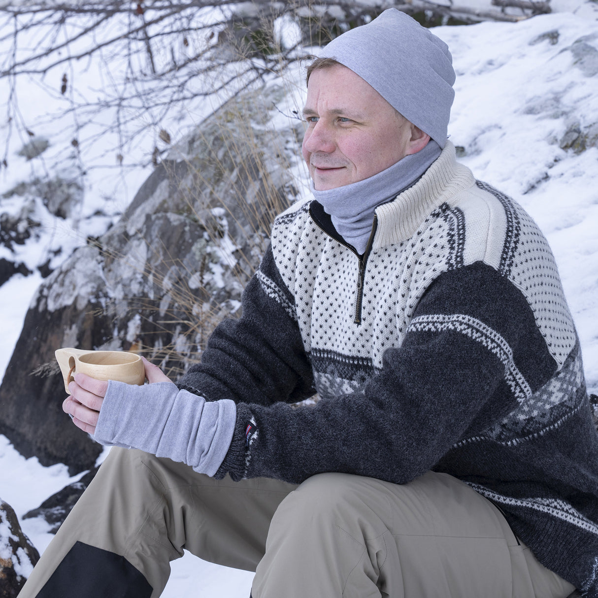 Merinovillaiset ranteenlämmittimet Lämpö, useita värejä