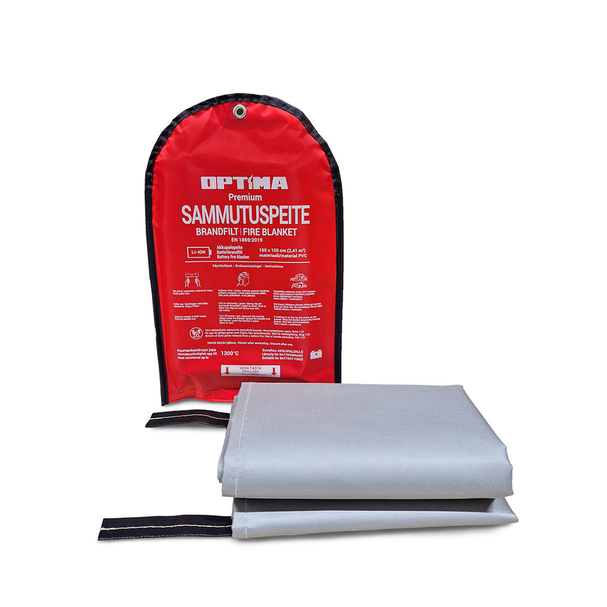 Sammutuspeite akkupalolle Optima Premium 155x155 cm