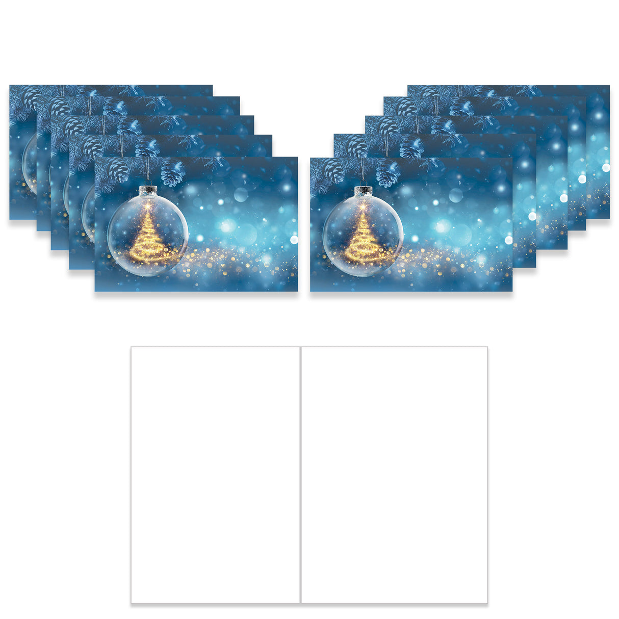 Joulukortti Joulun taikaa, 10 kpl blanco