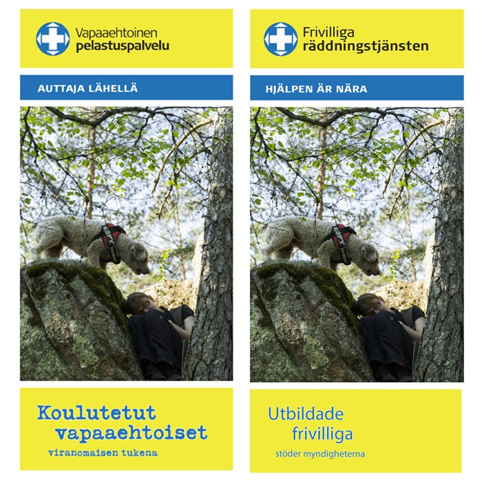 Vapepa-esite Auttaja lähellä