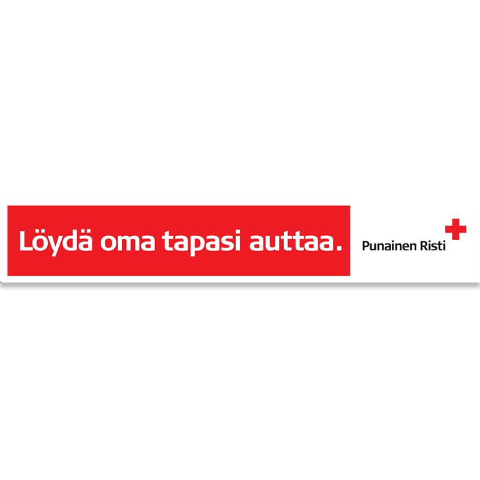 Banderolli Löydä oma tapasi auttaa