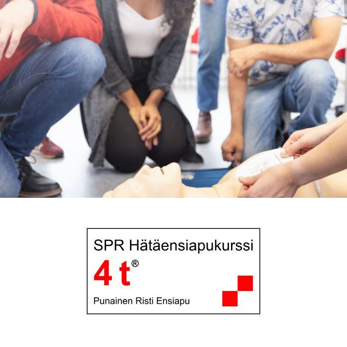 Lahjakortti SPR Hätäensiapukurssi 4 t® verkkokoulutukseen