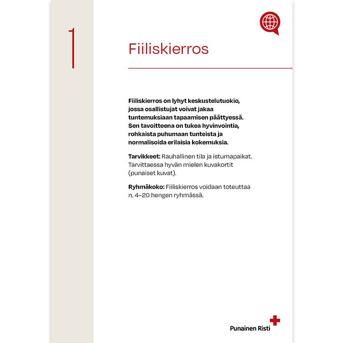 Hyvinvointiharjoituskortit FI