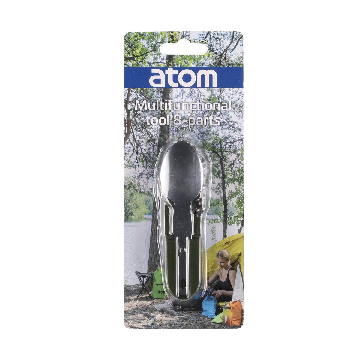 Atom multifunktionsverktyg för vandring, 8 delar