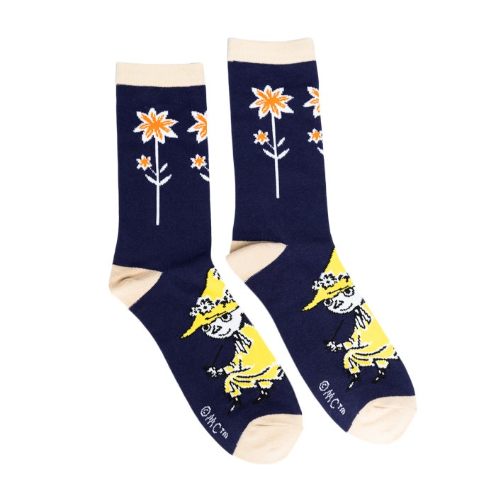 Muumisukat Nuuskamuikkunen, tummansininen