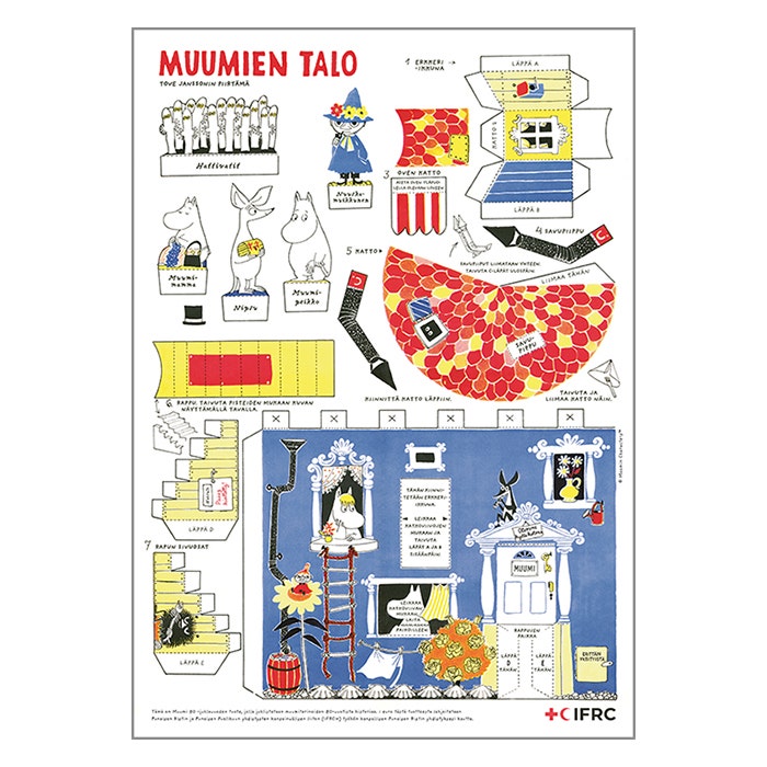 Muumitalon askartelupakkaus Moomin 80