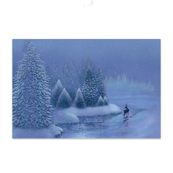 Kortin kuvassa talvinen ranta