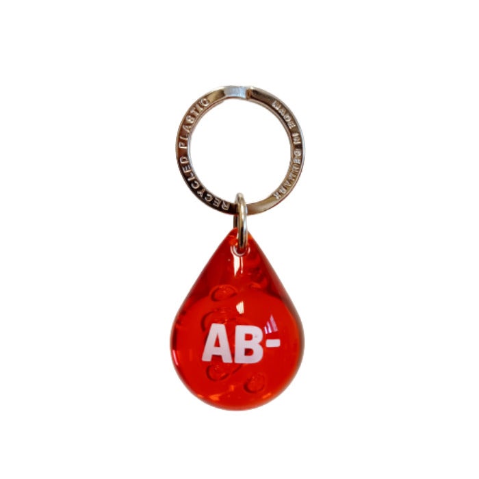 Avaimenperä Pisara veriryhmällä (norm.hinta 6 €)