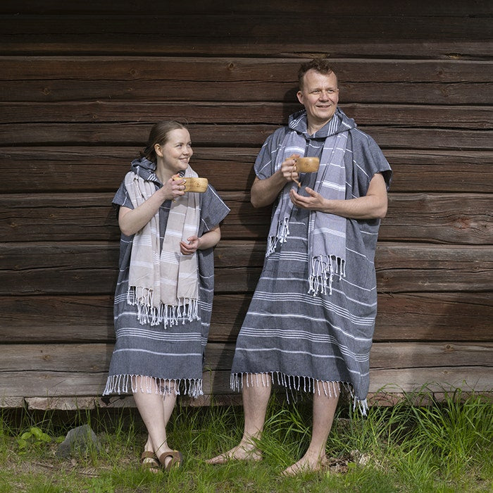Hamam-kylpyponcho unisex
