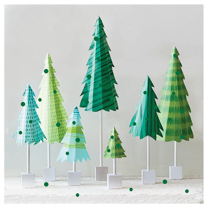 Joulukortti Paperikuuset 10 kpl, liiketeksti suomi