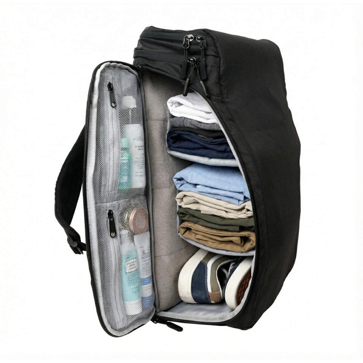 Travel reppu 27 l musta