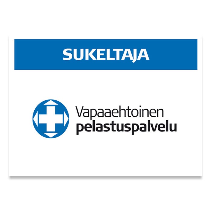 Vapepa-selkämerkki SUKELTAJA