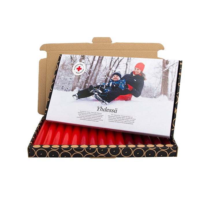 Kynttilälahjapakkaus Yhdessä