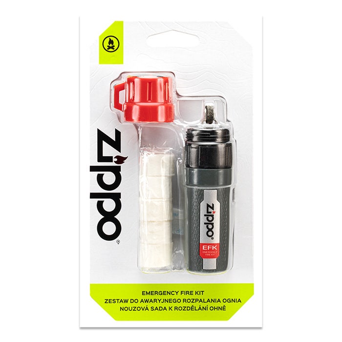 Zippo hätäsytytin. Voit sytyttää tulen hätäsytytintä käyttämällä kovimmissakin olosuhteissa.