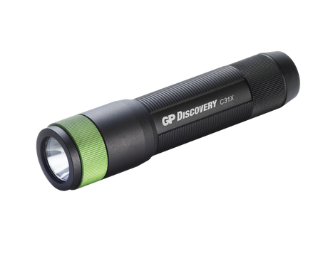 GP Discovery ficklampa med batteri
