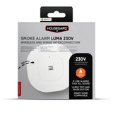 Housegard Luma brandvarnare 230 V med reservbatteri