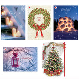 Julpostkortförpackning utan porto