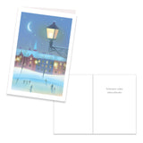 Vikt julkort, Skridskoåkarna