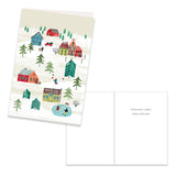 Vikt julkort, Julbyn