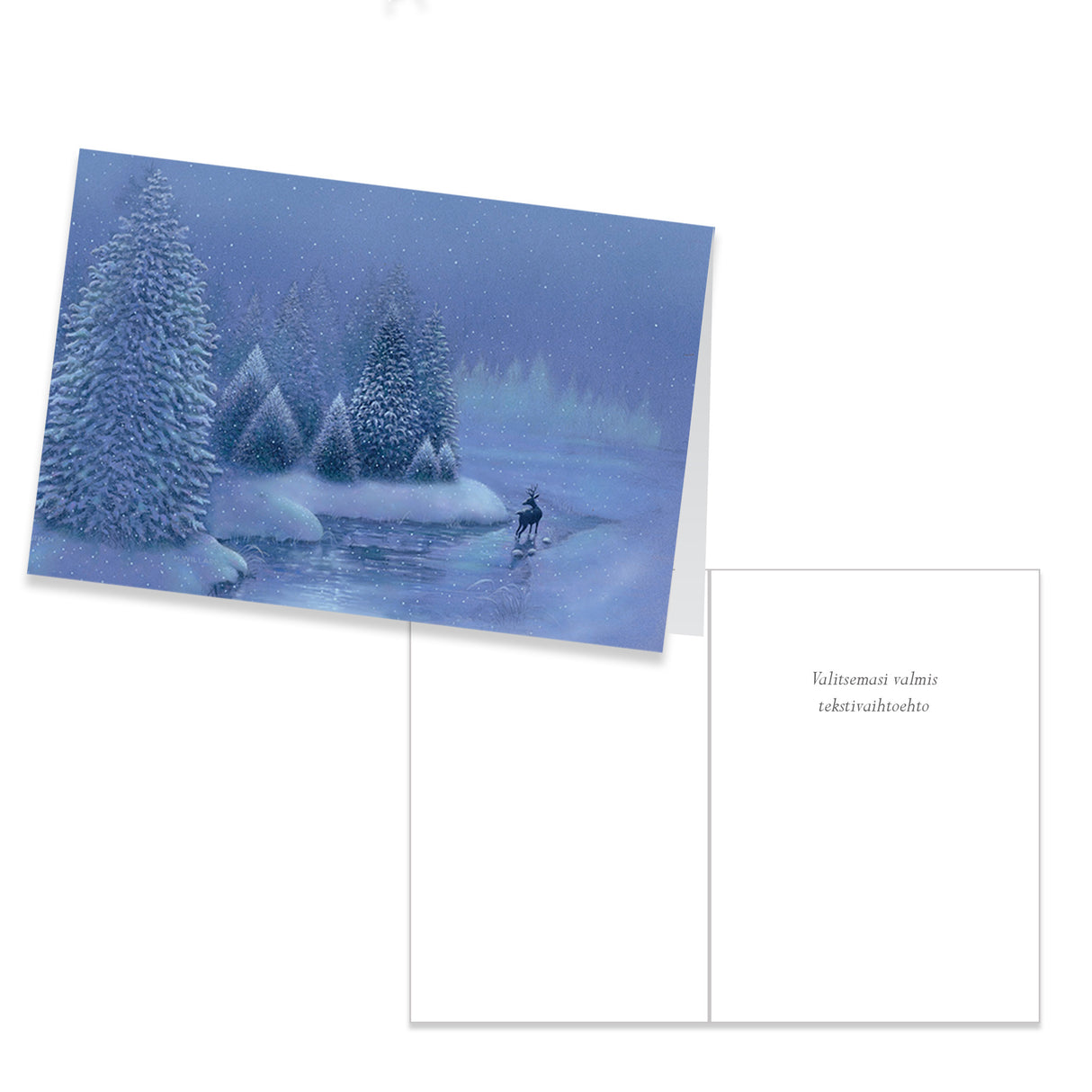 Vikt julkort, Frostnatt