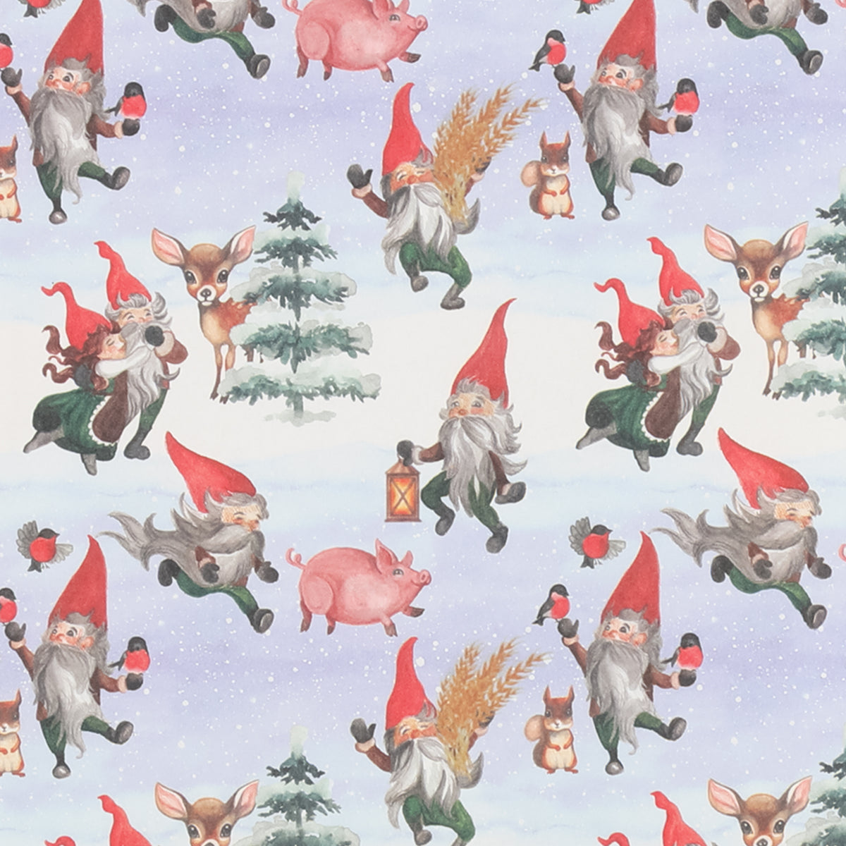Presentpåse Nisse Tomte 10 st