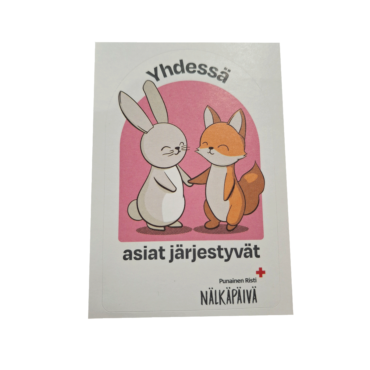 Nälkäpäivä-tarra lapsille
