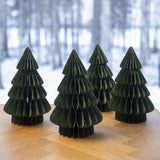 Pappersjulgran 30 cm mörkgrön