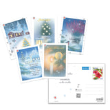 Julpostkortförpackning Jaana Aalto, porto betalt