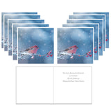 Julkort Tallbit, 10 st affärstext på finska