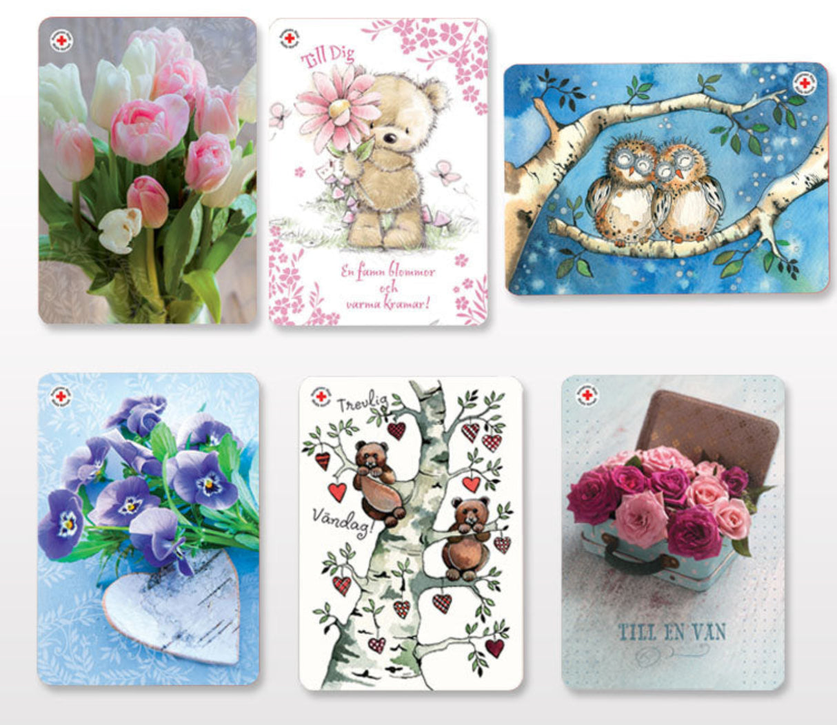 Ystävänpäiväkorttilajitelma, ruotsinkielinen