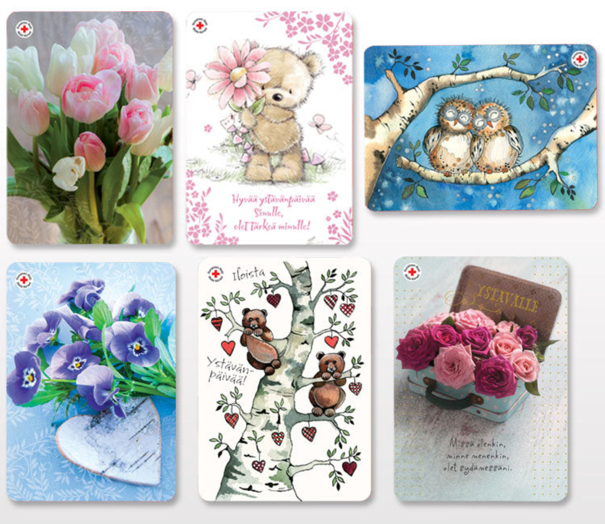 Ystävänpäiväkorttilajitelma, suomenkielinen