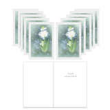 Julkort Vit hyacint 10 st med svensk text