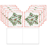 Julkort Stjärna av grankotte 10 st utan text