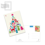 Joulukortti Kuviokuusi