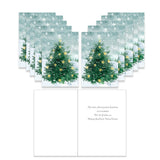 Joulukortti Kuusipuu, 10 kpl liiketekstillä