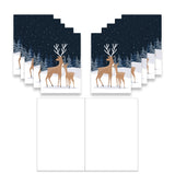 Joulukortti Kauriit, 10 kpl blanco