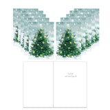 Joulukorttinippu Kuusipuu, God jul