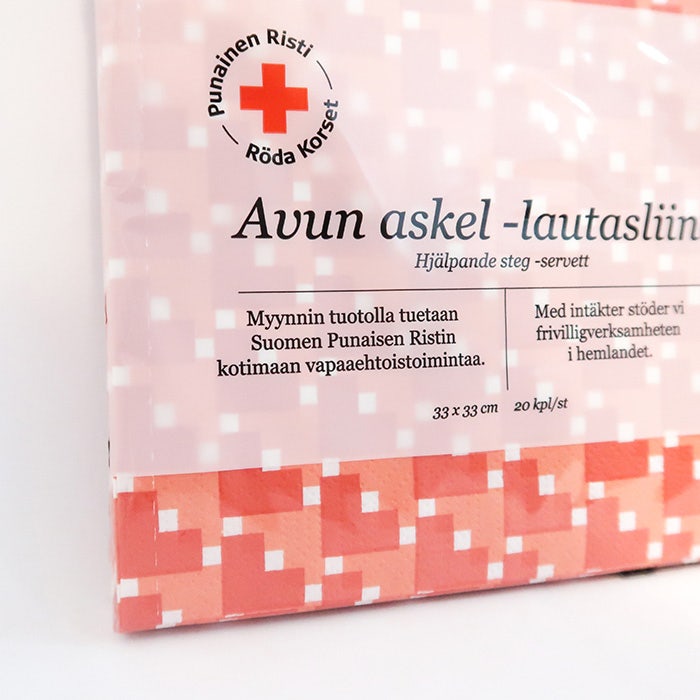 Lautasliinat Avun askel 33 x 33 cm