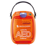 Kompaktinkokoinen japanilainen defibrillaattori