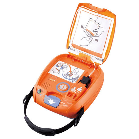 Defibrillaattori Cardiolife AED-3100 kantolaukulla