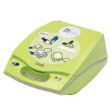 Zoll AED Plus -defibrillaattori on Suomen yleisin deffamalli.