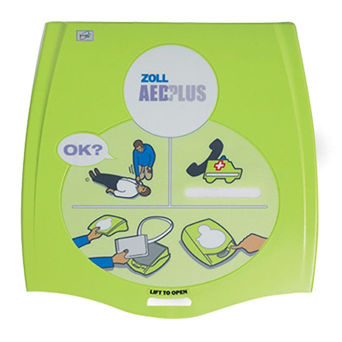 Defibrillaattori Zoll AED Plus kantolaukulla