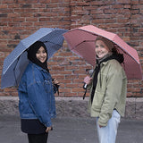 Heijastava sateenvarjo Suoja, punainen Avun askel -kuosi