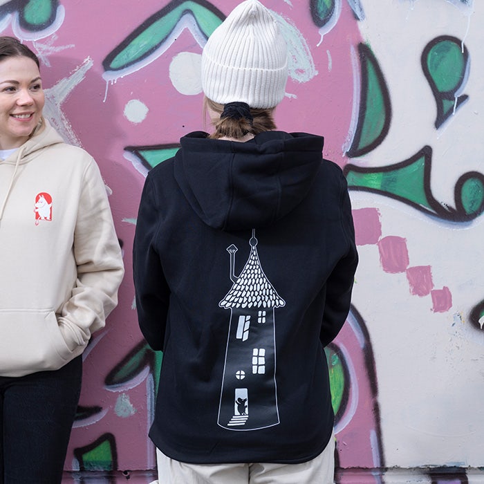 Muumi huppari Moomin 80 musta