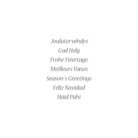 Joulutaitekortti D - Joulukylä