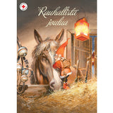 Joulukortti Tallitonttu