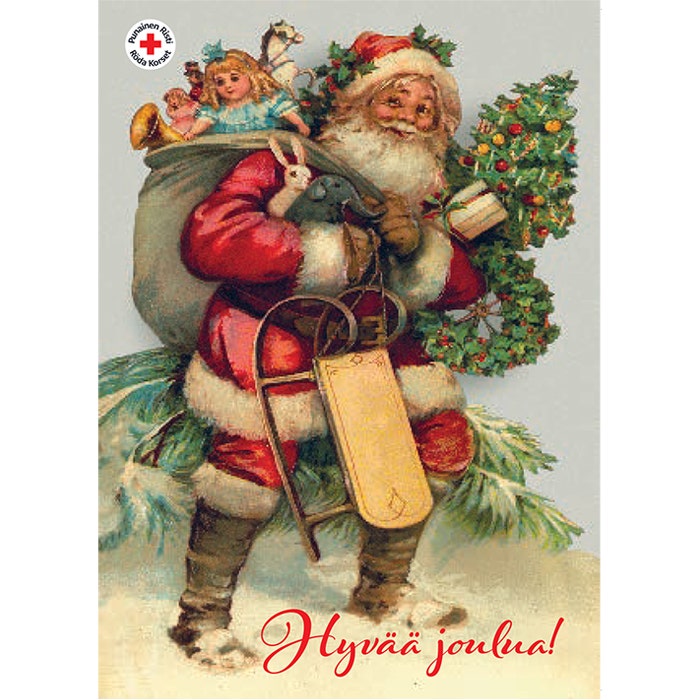 Joulukortti Joulupukki