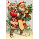 Joulukortti Joulupukki RUOTSI